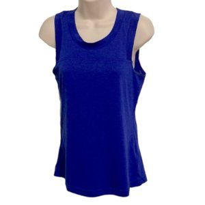 The NORTH FACE  Womens Royal Blue Sleeveless Tank Top Hiking Outdoors XSTP